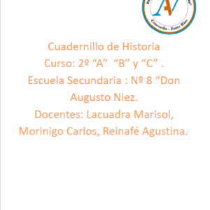 Historia 2° Año "A", "B" Y "C"